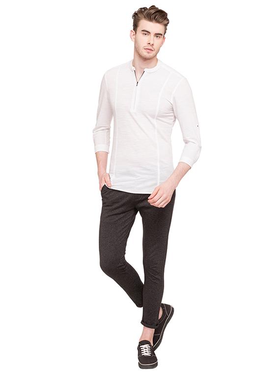 white cotton tshirt - 15518955 - Standard Image - 3
