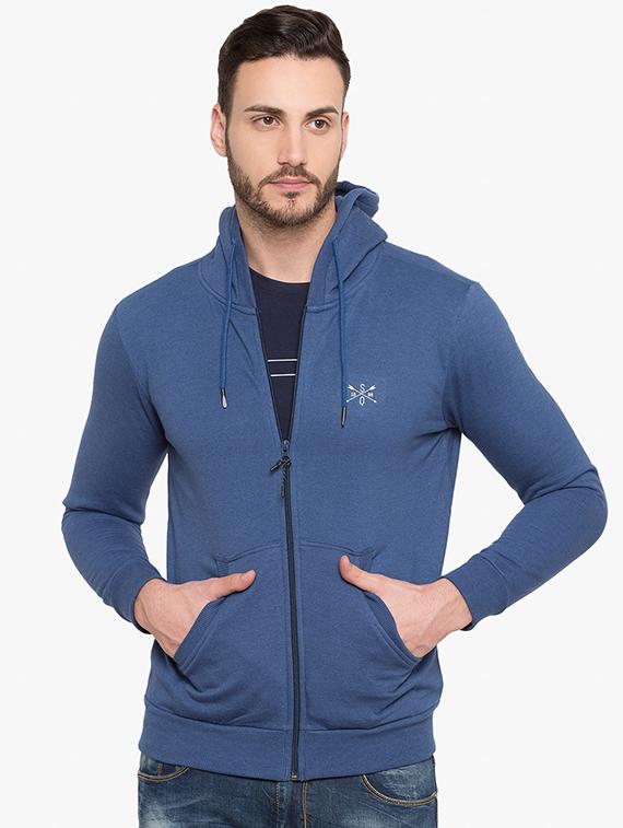 blue cotton sweatshirt - 15518968 -  Zoom Image - 0
