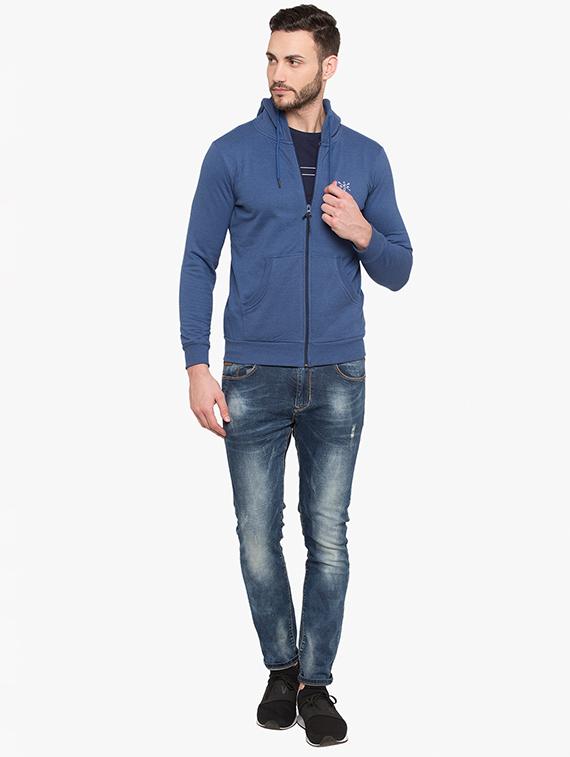 blue cotton sweatshirt - 15518968 - Standard Image - 3