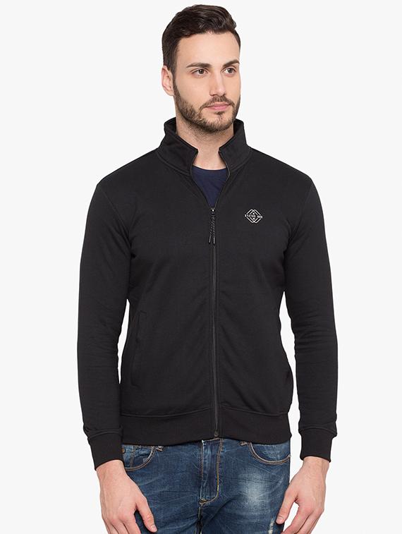 black cotton sweatshirt - 15518970 -  Zoom Image - 0