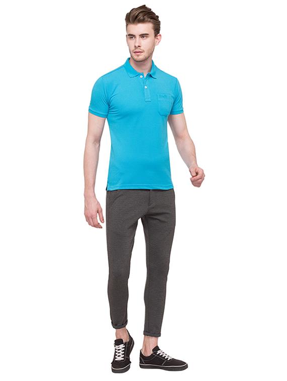 blue cotton pocket t-shirt - 15519081 - Standard Image - 3