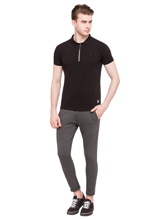 black cotton pocket t-shirt - 15519108 - Standard Image - 3