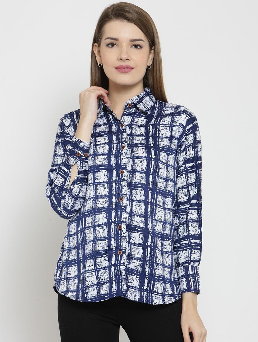 long sleeved checkered shirt - 15521036 -  Zoom Image - 0