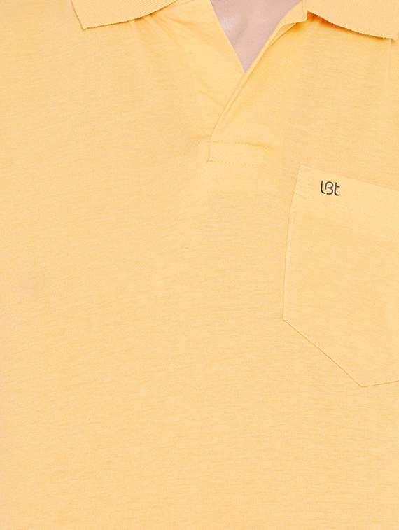 yellow cotton pocket t-shirt - 15526775 -  Standard Image - 3
