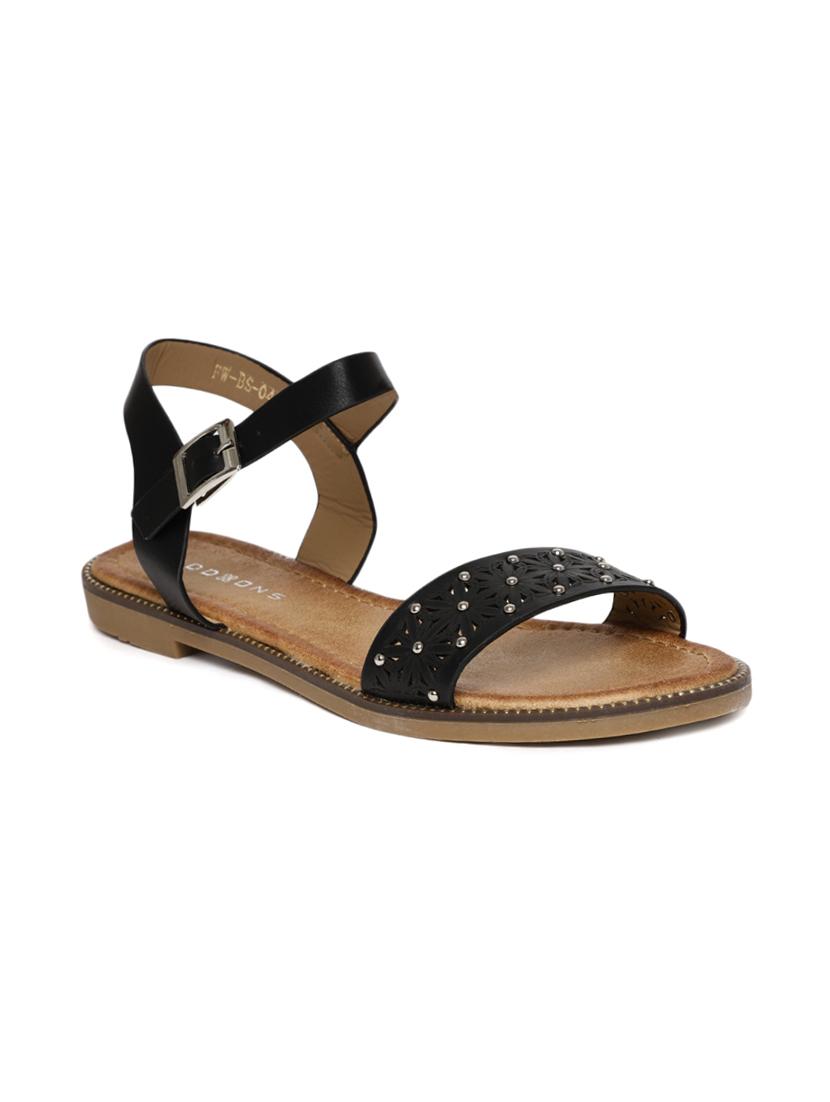 black back strap sandals - 15527016 -  Zoom Image - 0