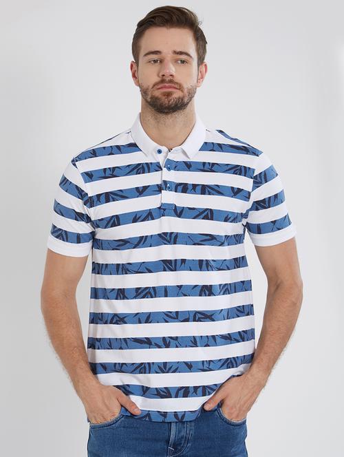 blue cotton polo t-shirt - 15530577 -  Standard Image - 0