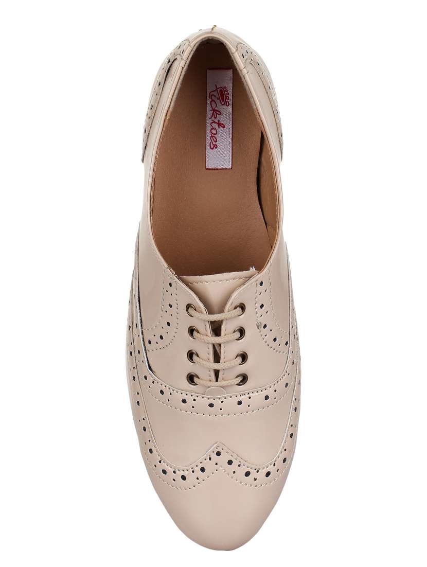 beige lace-up casual shoes - 15533404 -  Standard Image - 3