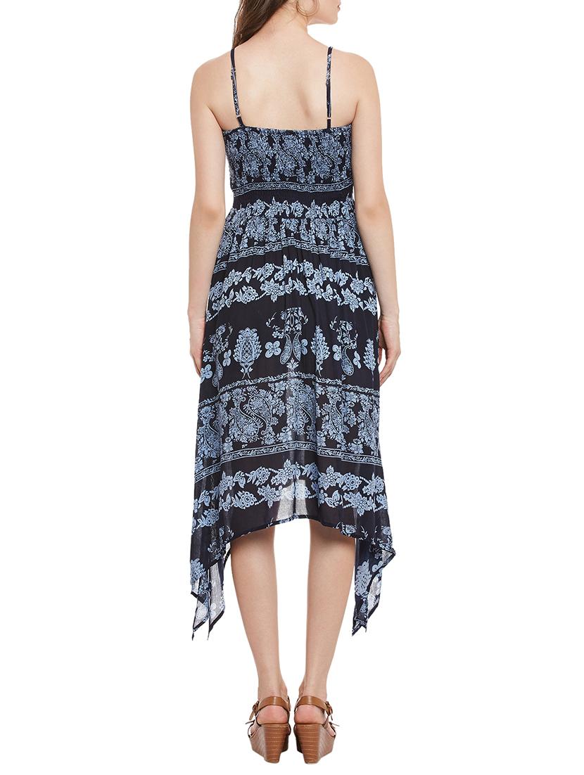 Spaghetti Strap Asymmetrical Dress