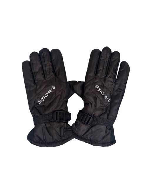 brown polyester gloves - 15538009 -  Standard Image - 0