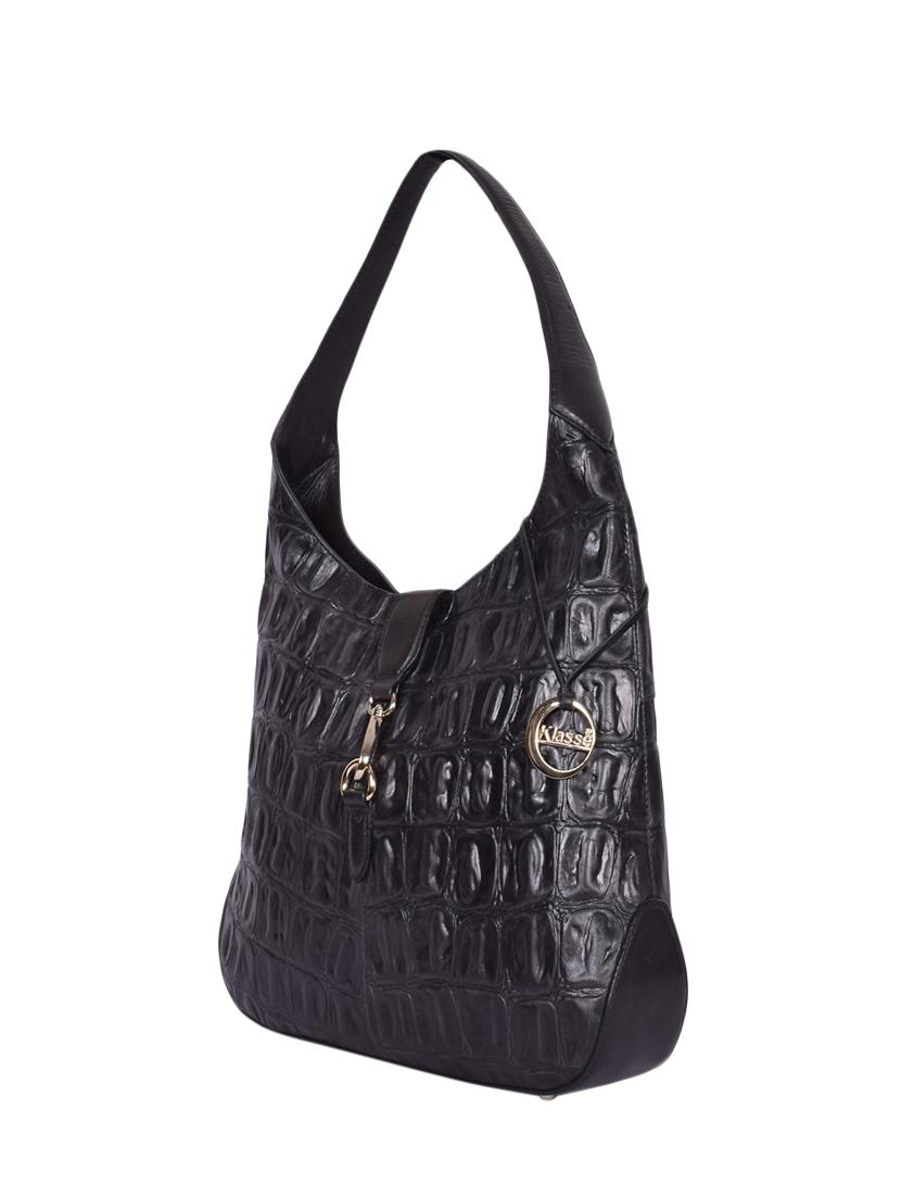 black leatherette (pu) handbag - 15539856 - Standard Image - 3