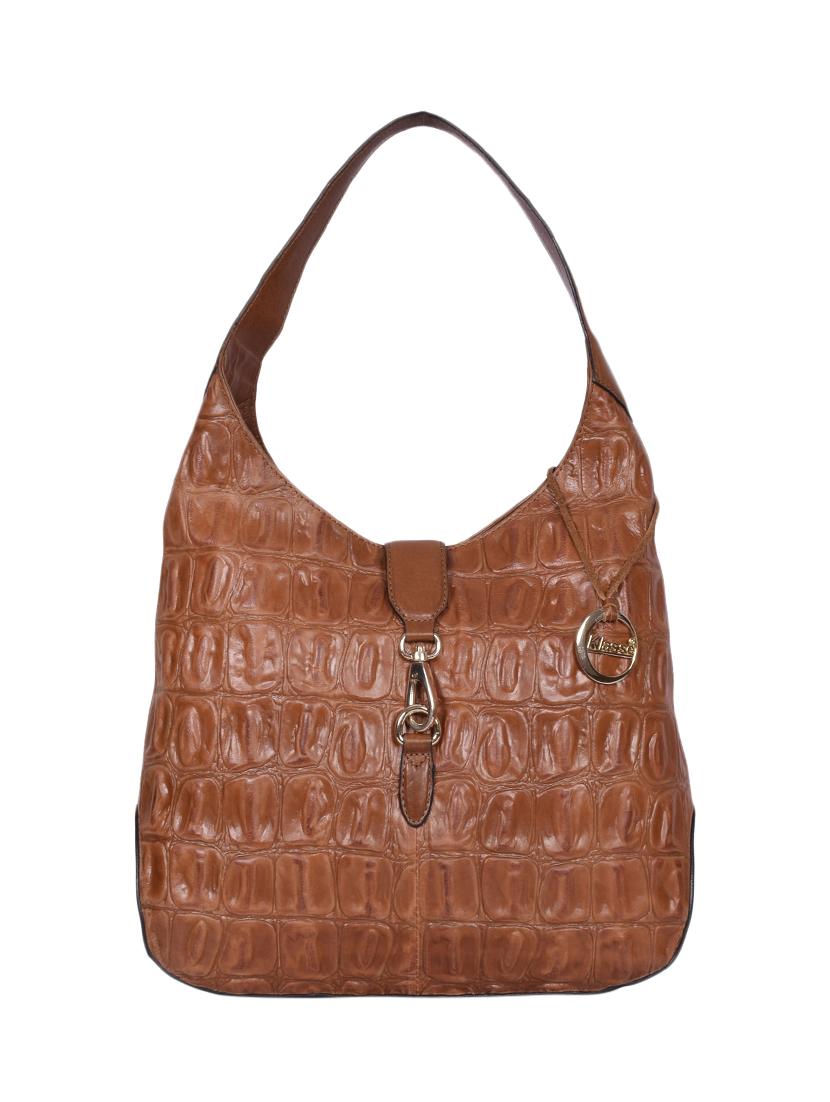 tan leatherette (pu) handbag - 15539857 - Zoom Image - 0