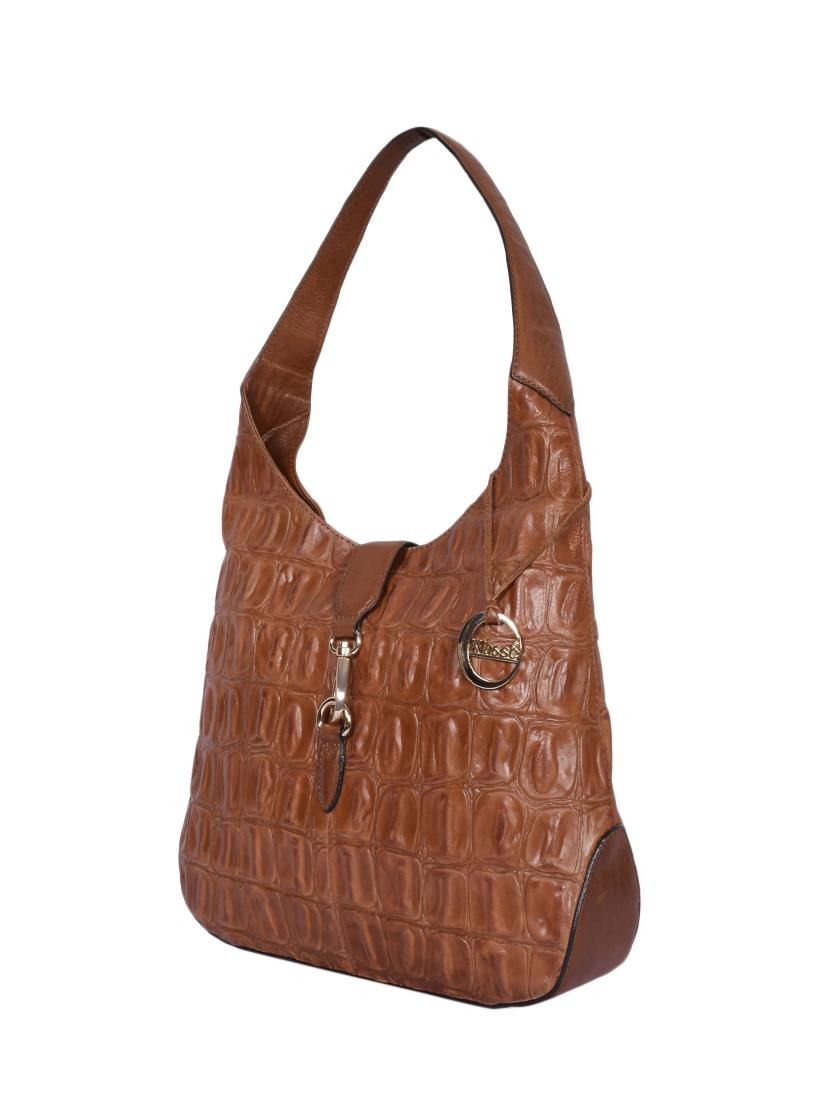 tan leatherette (pu) handbag - 15539857 - Standard Image - 3