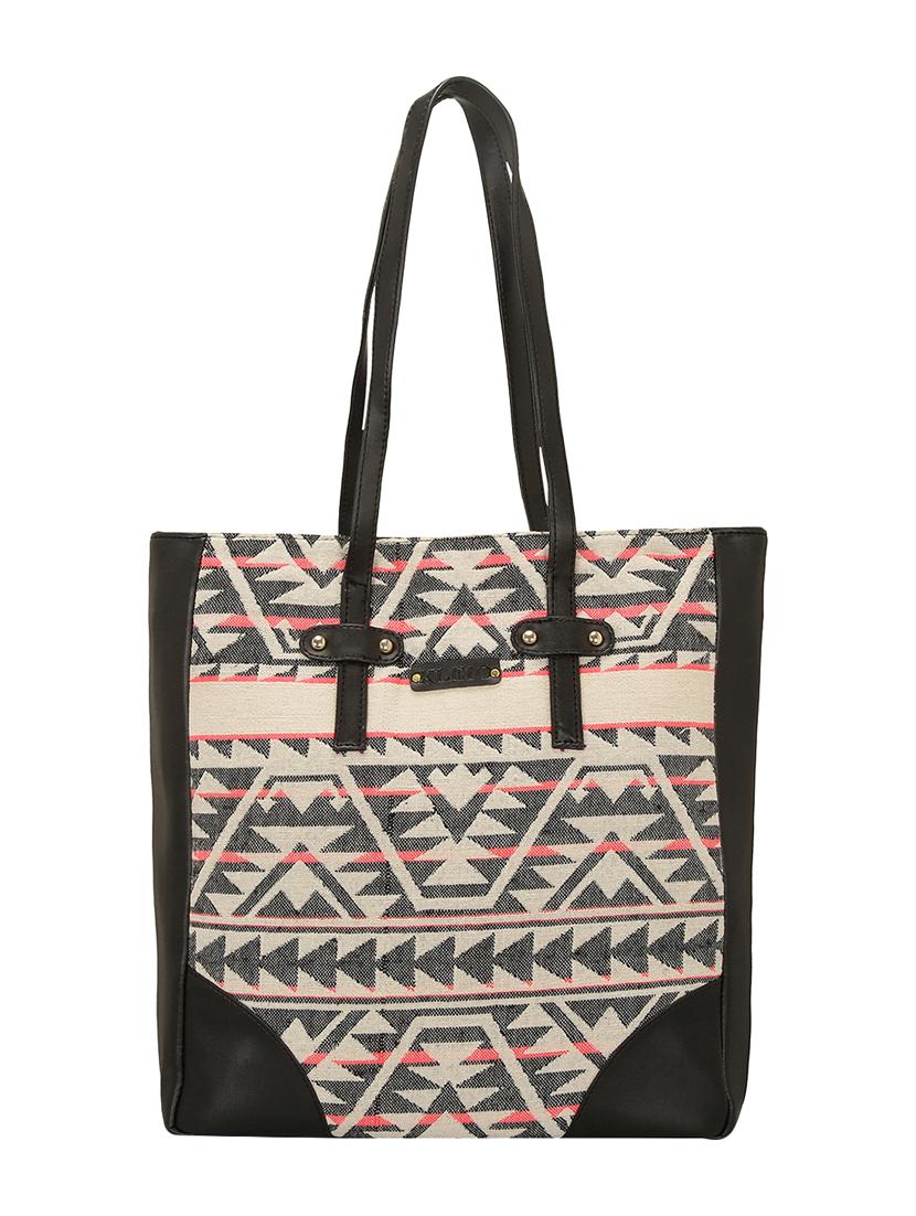 black canvas regular tote - 15544306 -  Zoom Image - 0