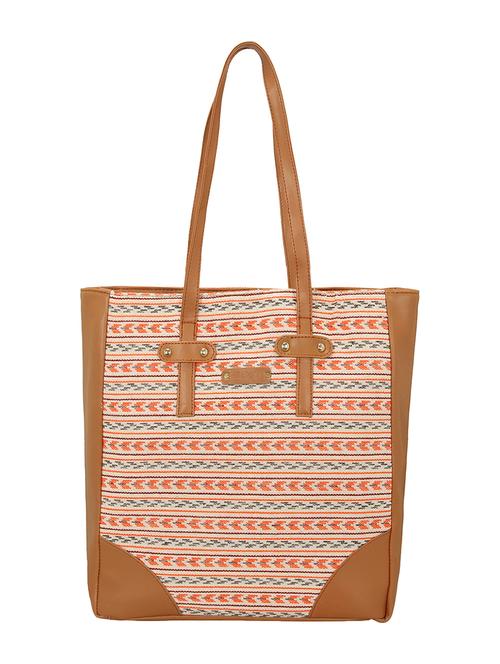 orange canvas regular tote - 15544310 - Standard Image - 0