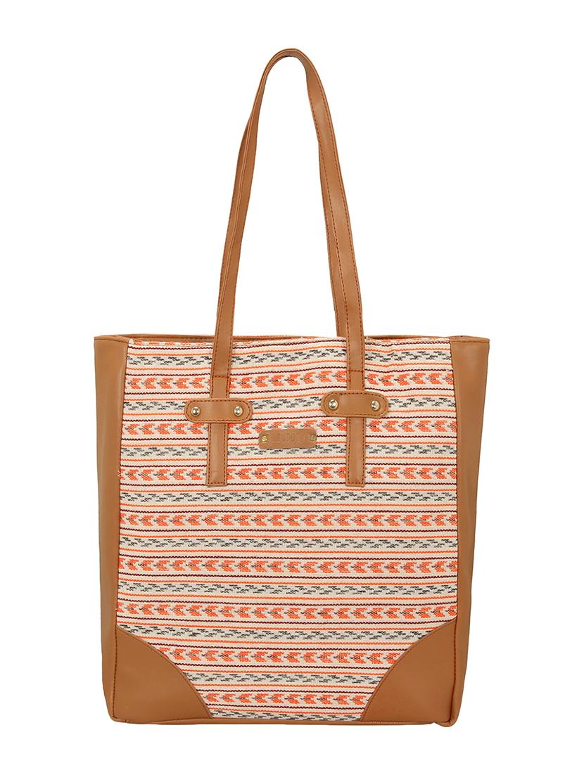 orange canvas regular tote - 15544310 - Zoom Image - 0