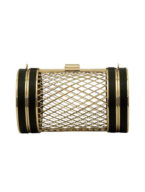 black metal box clutch - 15544770 -  Standard Image - 0