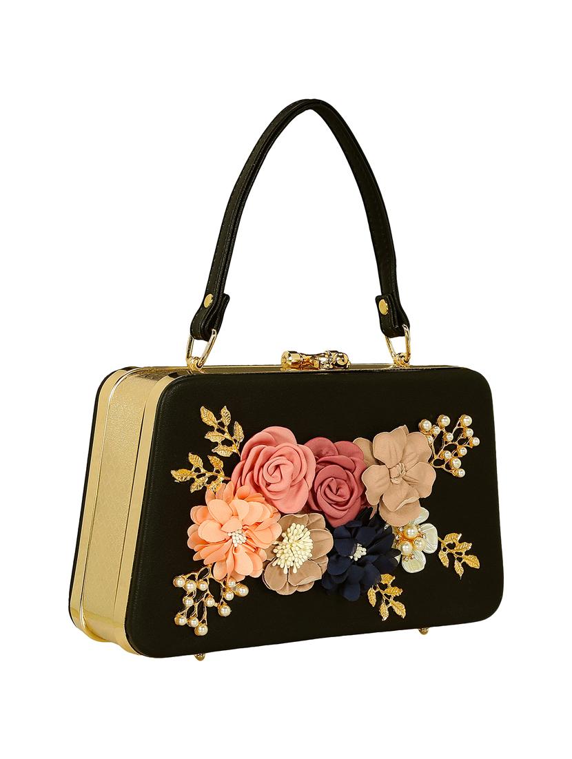 black leatherette (pu) regular clutch - 15544780 - Standard Image - 3