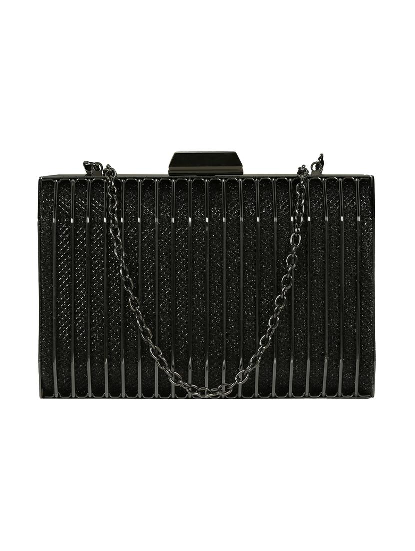 black metal box clutch - 15544785 - Zoom Image - 0