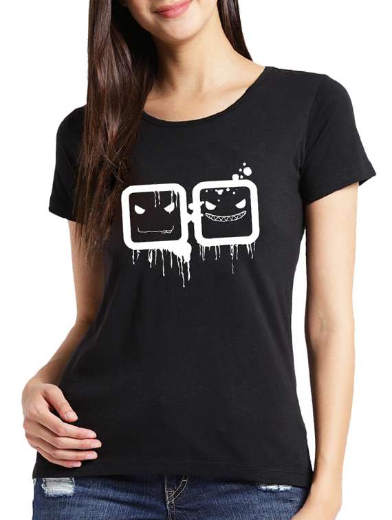 graphic print short sleeved tee - 15545582 -  Zoom Image - 0