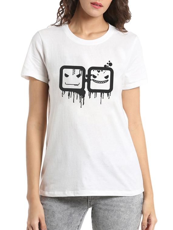 graphic print short sleeved tee - 15545587 -  Zoom Image - 0