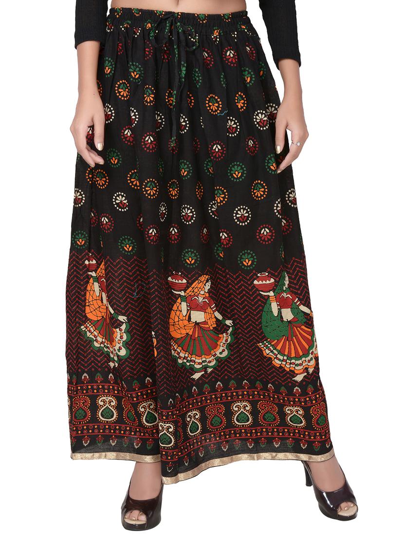 printed flared skirt - 15546219 - Zoom Image - 0