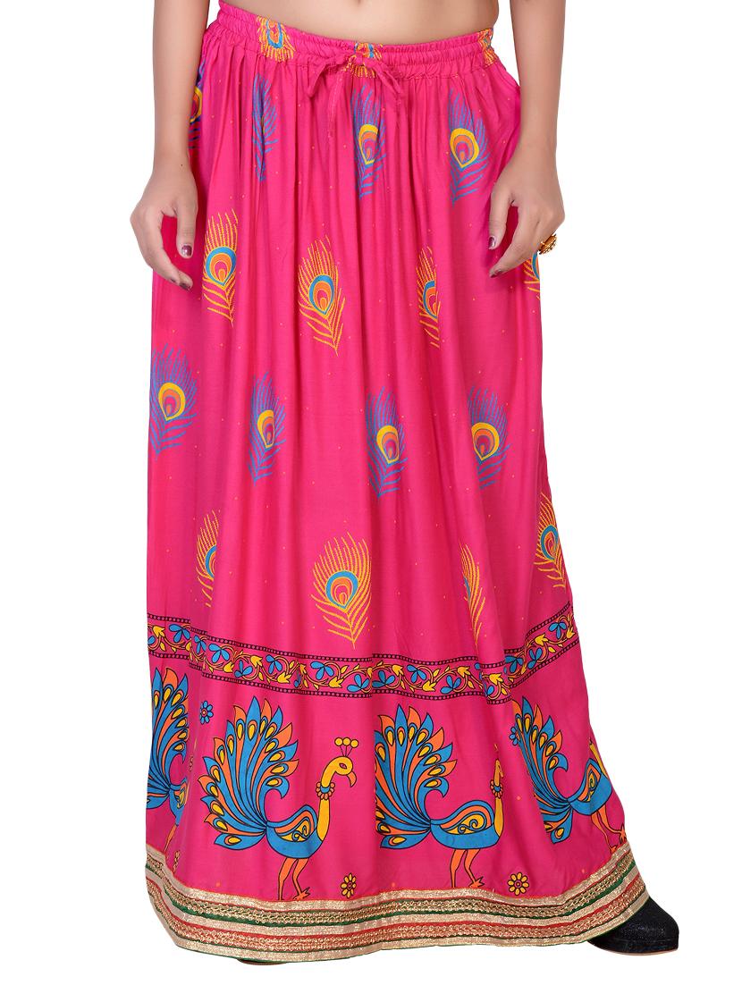 conversational printed flared skirt - 15546246 - Zoom Image - 0