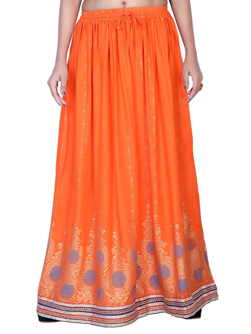 conversational printed flared skirt - 15546250 - Zoom Image - 0