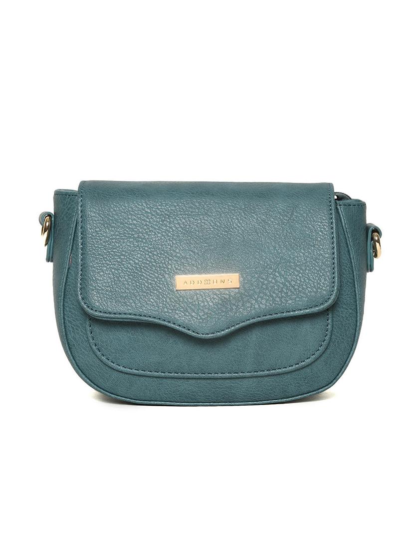blue leatherette (pu) sling bag - 15563692 -  Zoom Image - 0