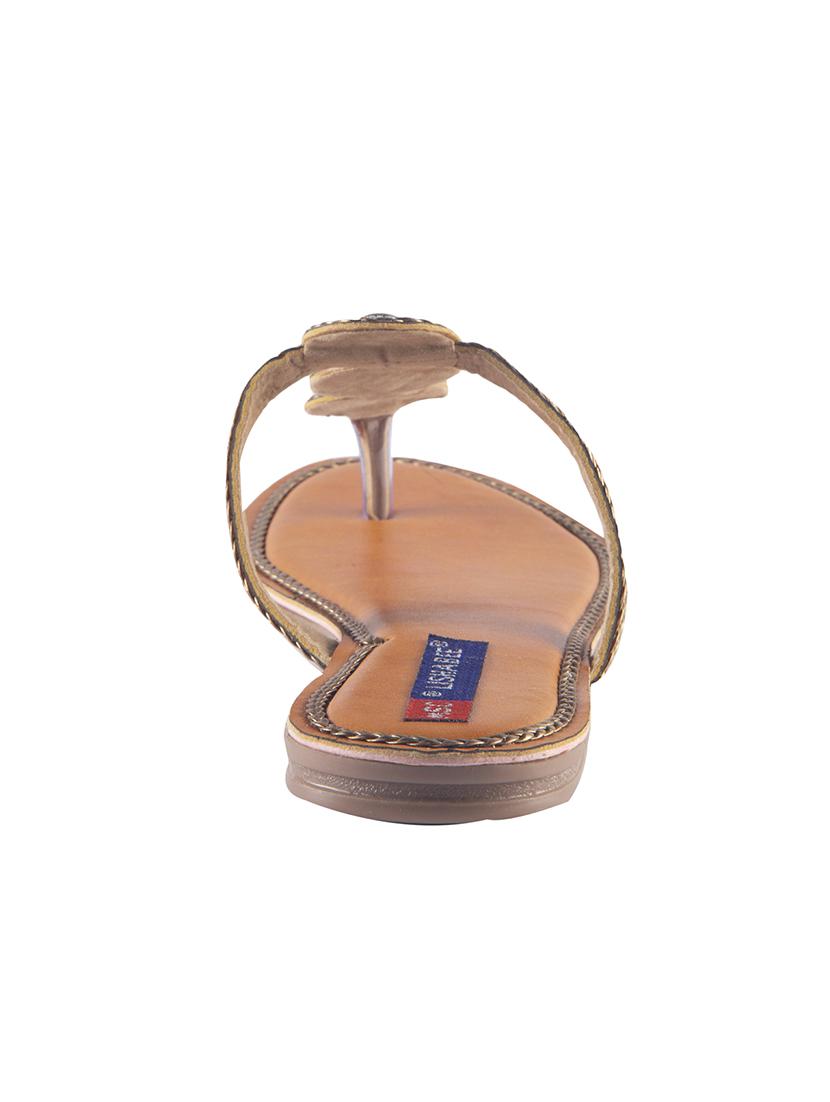 tan toe separator sandals - 15563755 - Standard Image - 3