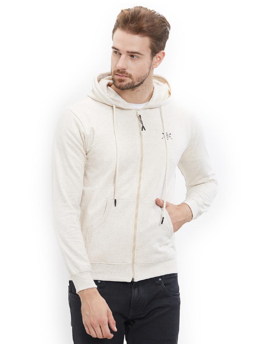 beige cotton sweatshirt - 15563937 -  Zoom Image - 0