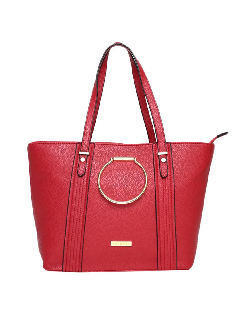 red leatherette (pu) handbag - 15565137 - Zoom Image - 0