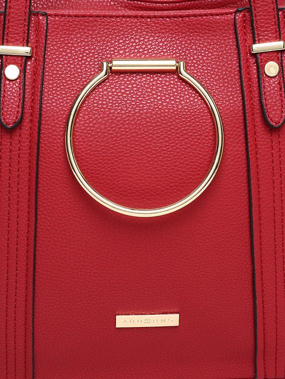 red leatherette (pu) handbag - 15565137 - Standard Image - 3