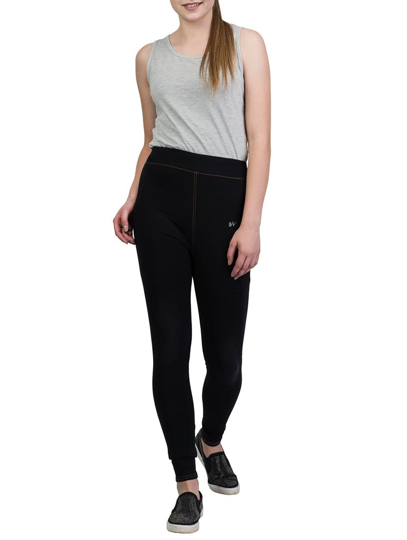 high waist solid jegging - 15569805 - Standard Image - 3