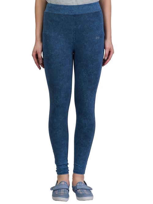 high waist acid wash jegging - 15569809 - Standard Image - 0