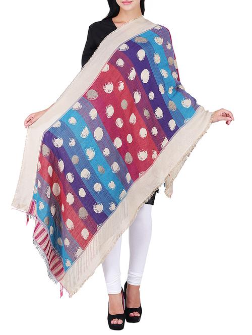 abstract frayed edge shawl - 15569892 -  Standard Image - 0
