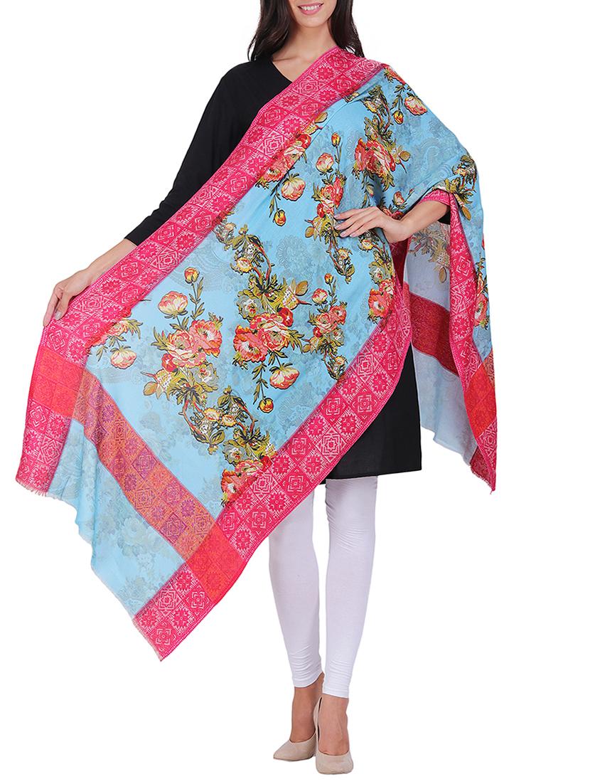 floral viscose stole - 15569909 - Zoom Image - 0