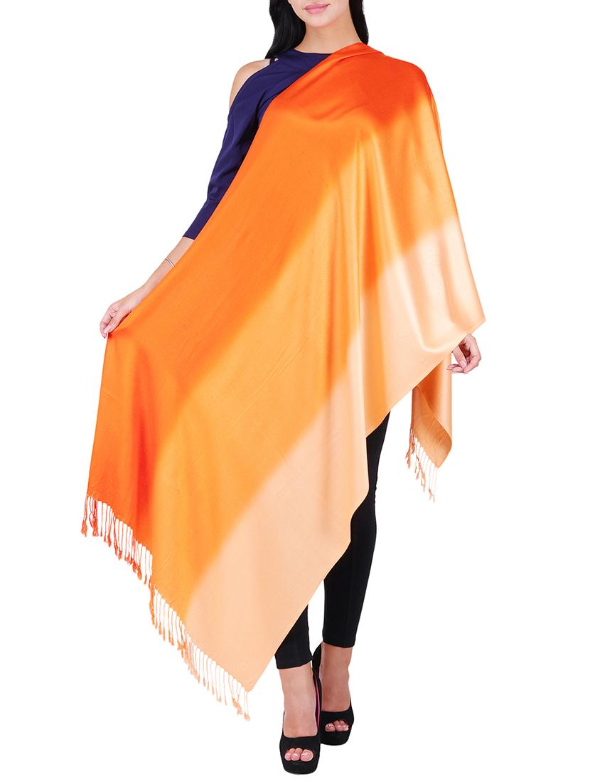 ombre tasseled edged shawl - 15569913 - Zoom Image - 0
