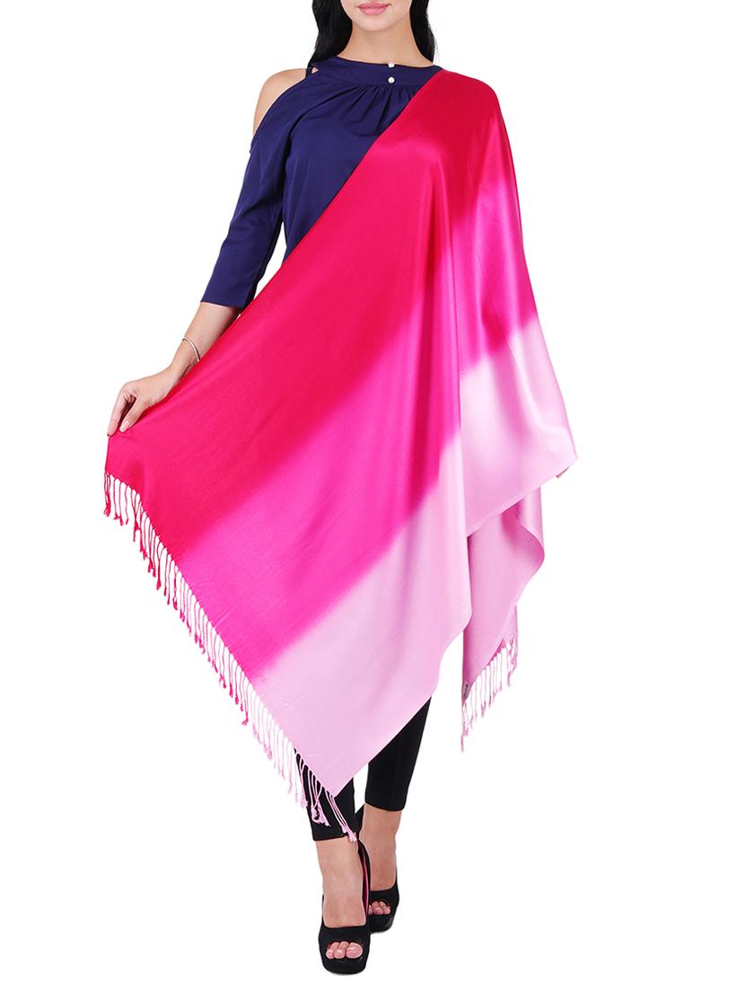 ombre tasseled edged shawl - 15569914 - Zoom Image - 0