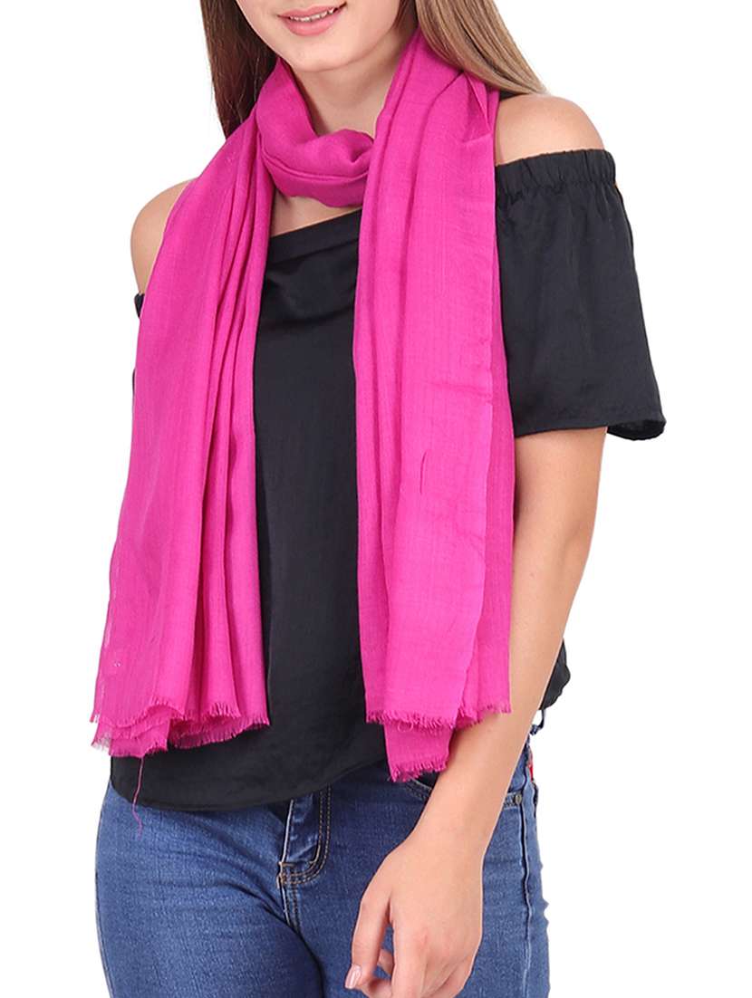 fuscia pink stole - 15569933 - Zoom Image - 0