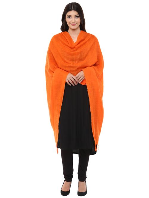 orange wool stole - 15575317 -  Standard Image - 0