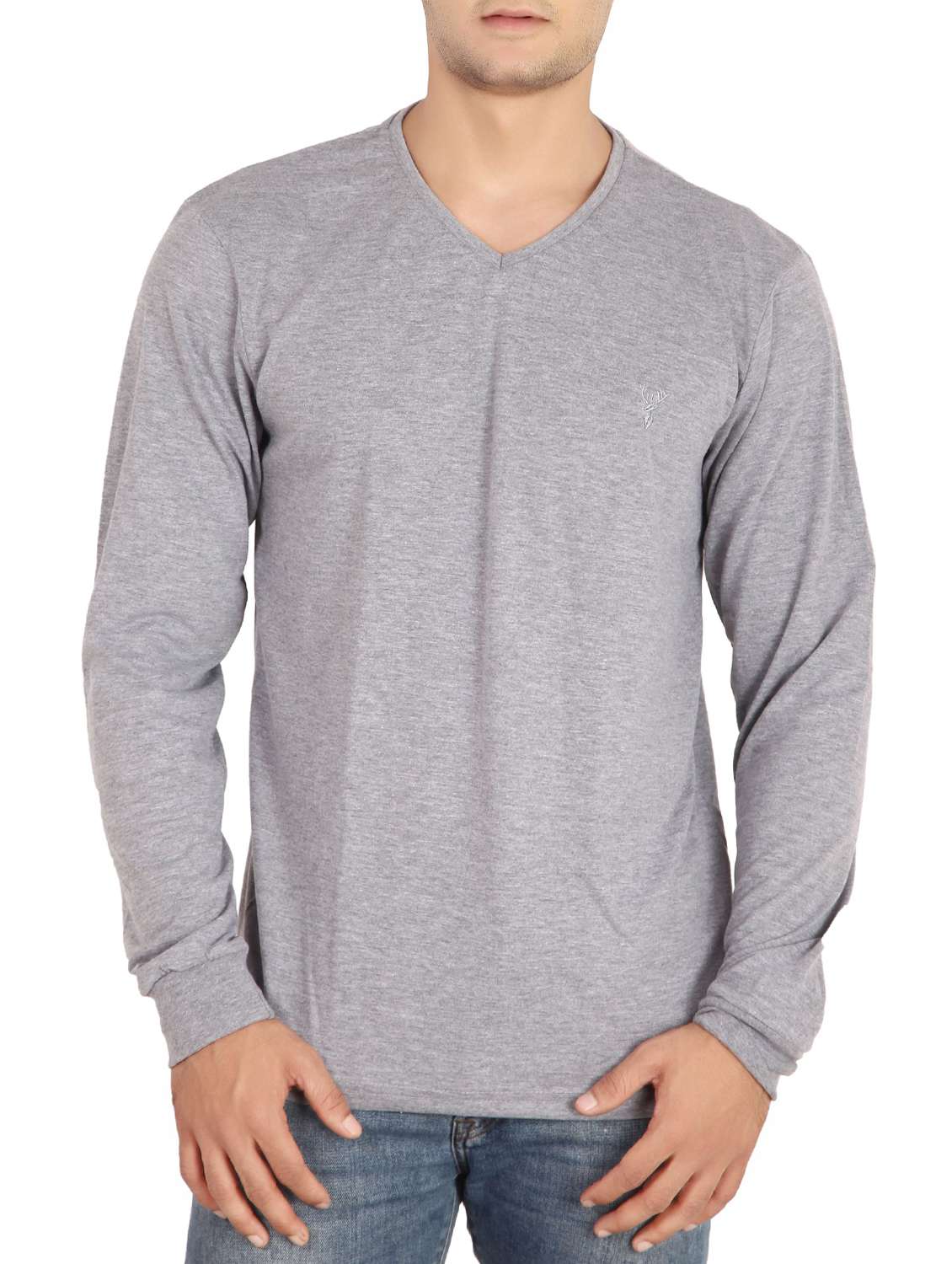 grey cotton t-shirt