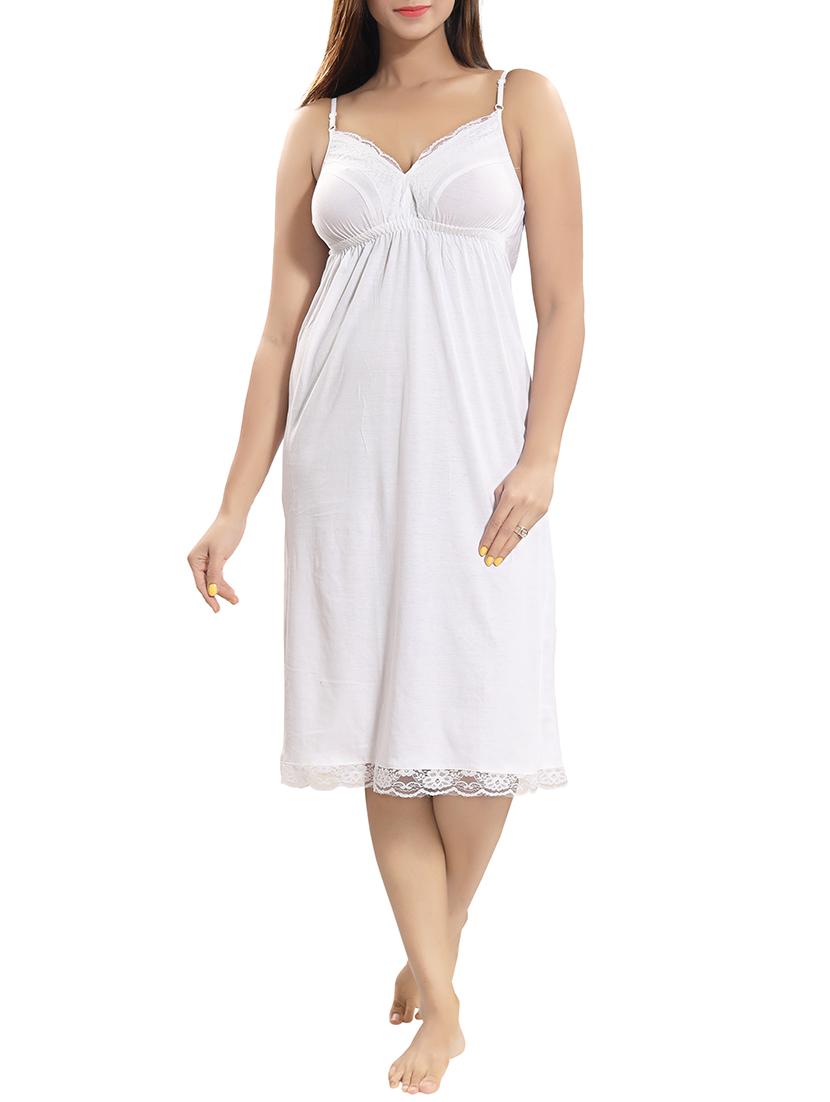 lace detail cami nighty - 15577529 - Zoom Image - 0