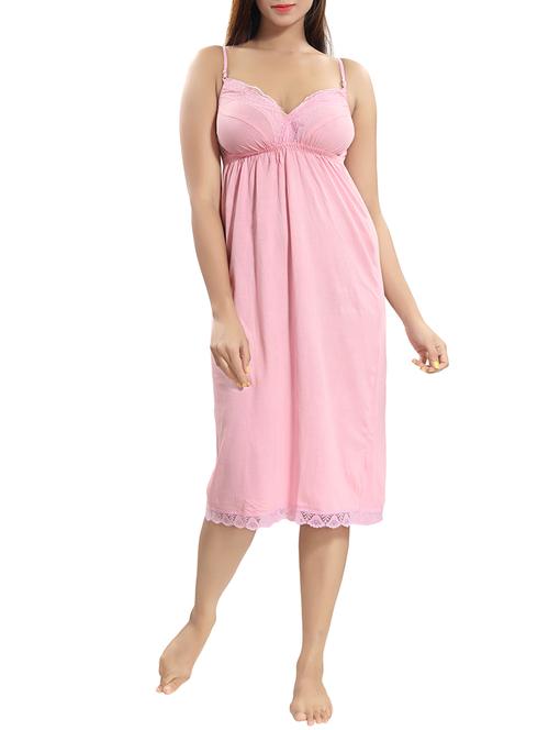 lace detail cami nighty - 15577533 - Standard Image - 0