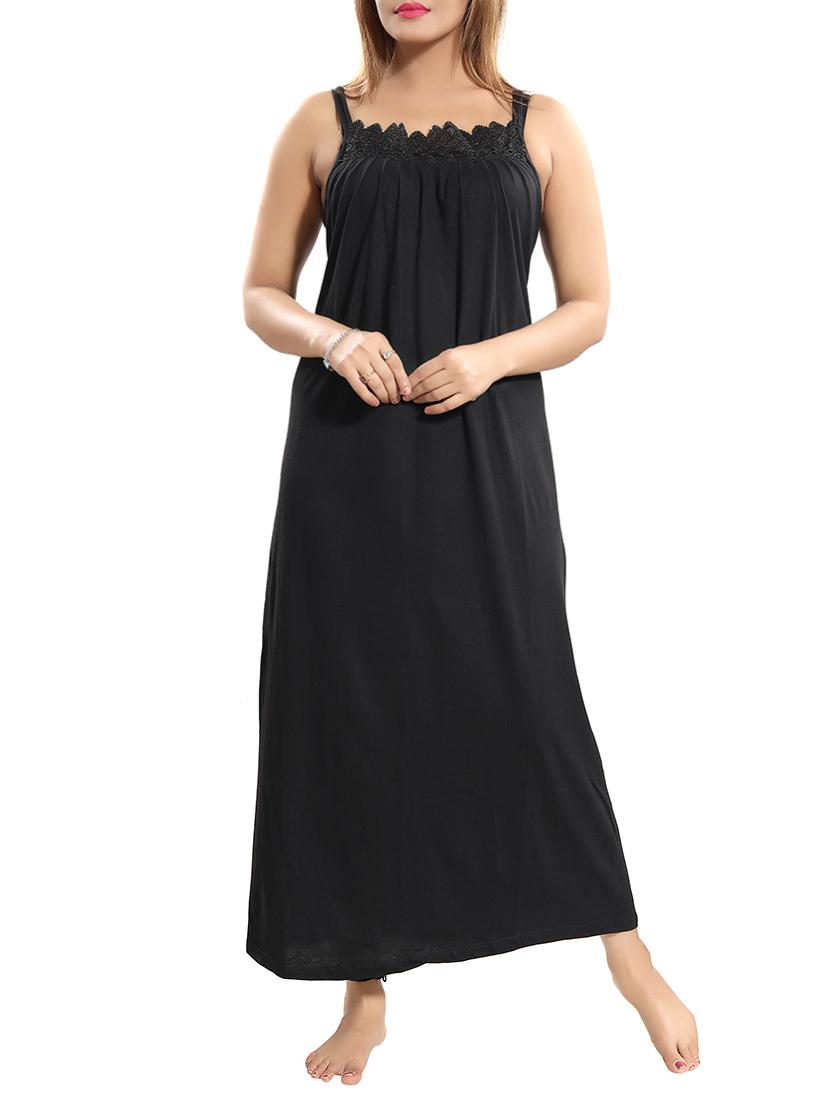 lace detail cami nighty - 15577535 -  Zoom Image - 0