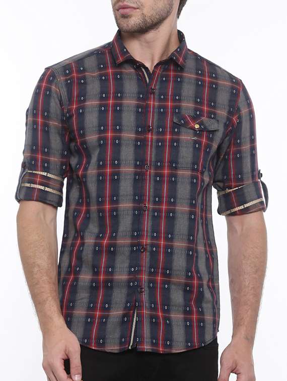 multi colored cotton casual shirt