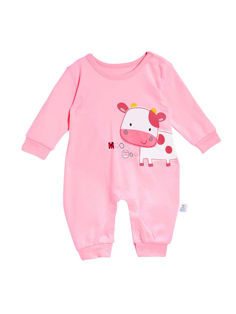 pink cotton romper - 15581477 - Zoom Image - 0