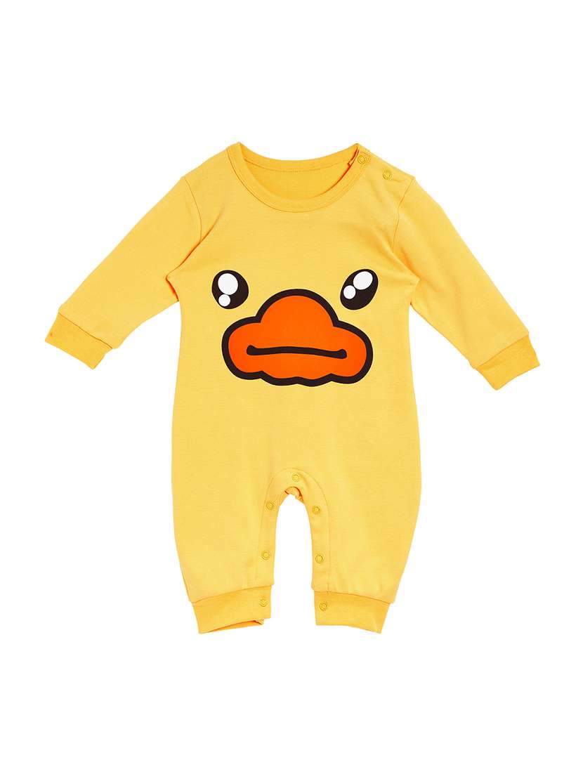 yellow cotton  romper - 15581478 -  Zoom Image - 0