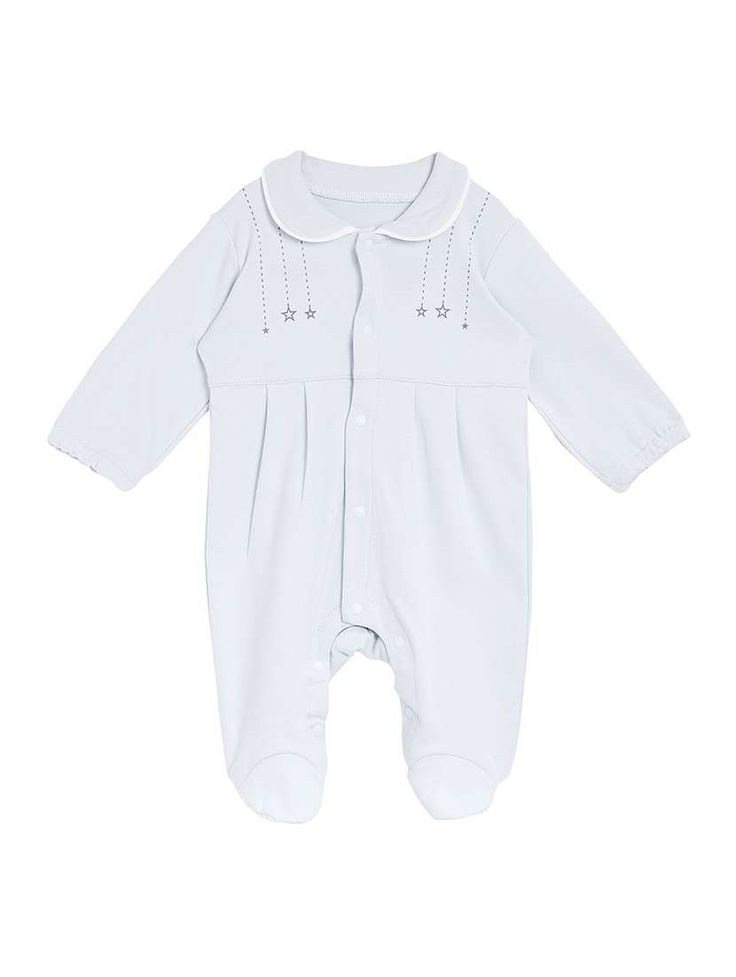 blue cotton romper - 15581487 - Zoom Image - 0