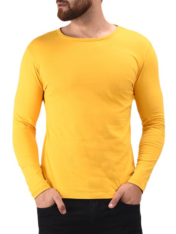 yellow cotton t-shirt - 15584698 -  Zoom Image - 0