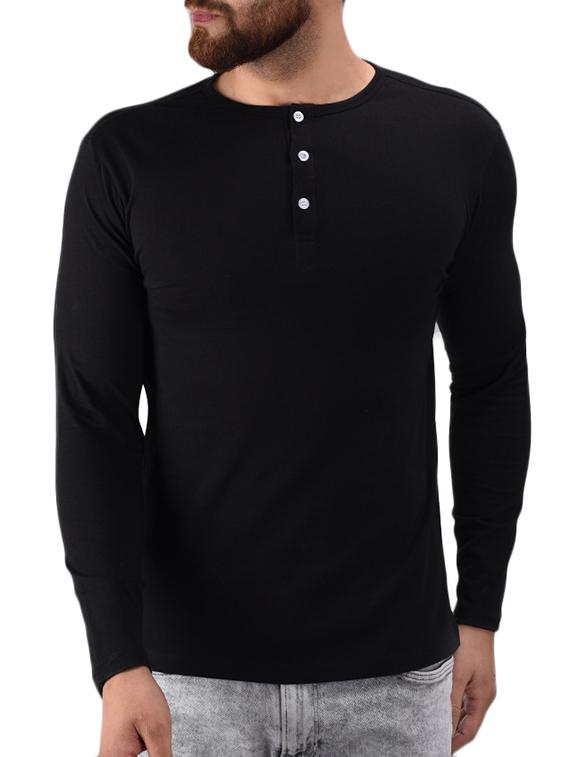 black cotton t-shirt - 15584699 - Zoom Image - 0